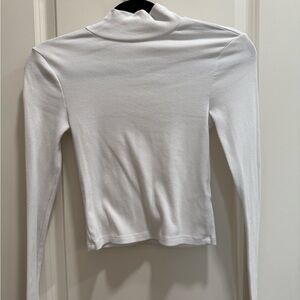 American Eagle Outfitters White Long Sleeve Top